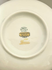 1970’s vintage Richard Ginori for Gucci ceramic plate, porcelain ashtray. Rarest masterpieces from Ginori and Gucci collaboration. Di Doccia. 070228m1