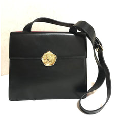 Vintage Karl Lagerfeld red and black double face shoulder bag with golden logo motifs. Rare unique bag. Must have. 060605r1