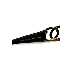 Vintage CHANEL black frame sunglasses with large CC motifs at sides. Mod and chic eyewear you must get. 060521ac4