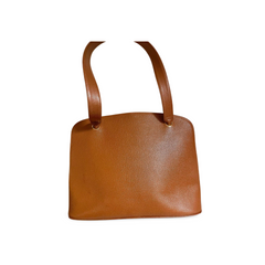 Vintage CHANEL caviar leather double zipper tote bag in brown with golden CC ball charms. Daily use purse. 060728br1