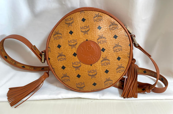 MCM, Bags, Vintage Mcm Leather Circle Bag
