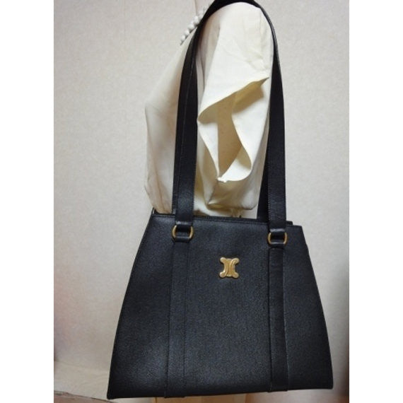 Crécy vintage cloth handbag Celine Black in Cloth - 25190018