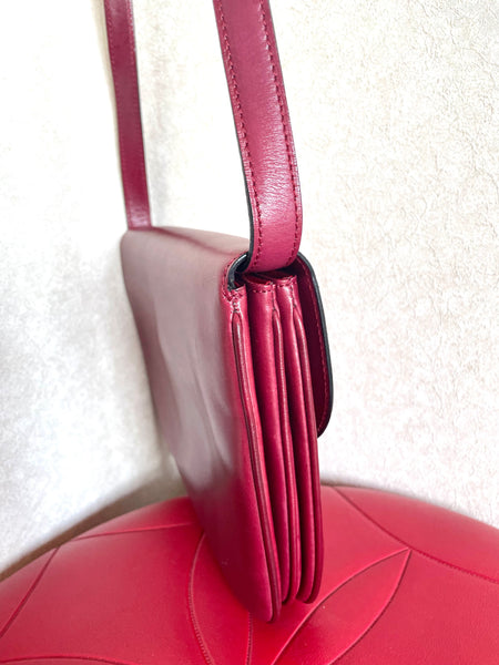Celine Red Shoulder Bag