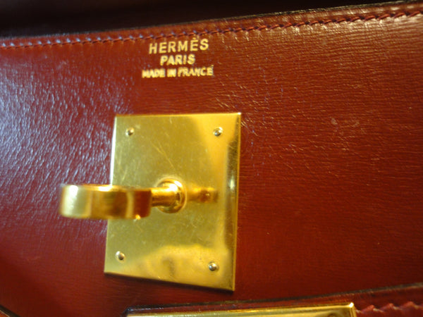 Hermès 1980 pre-owned Kelly 32 two-way Handbag - Farfetch