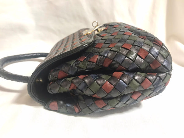 Vintage Bottega Veneta black, brown, navy, wine, green, multicolor int –  eNdApPi ***where you can find your favorite designer  vintages..authentic, affordable, and lovable.