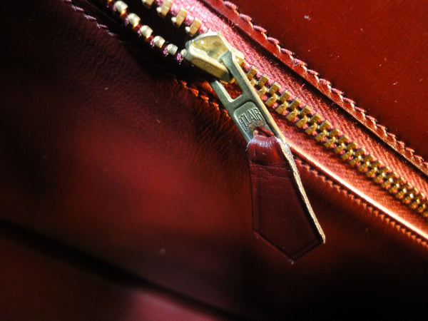 Hermès Kelly Rouge H Swift Longue Gold Hardware, 2007 (Very Good), Red Womens Handbag