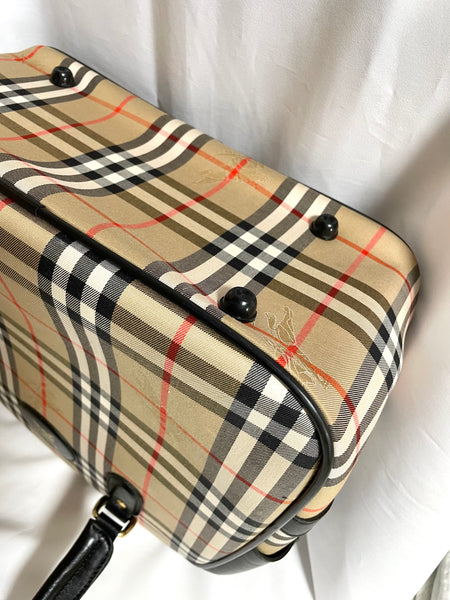 Burberry Beige Vintage Check Card Case Bag – BlackSkinny