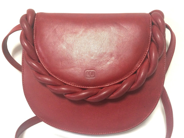 Vintage Valentino Garavani pink red epi leather handbag with round V l –  eNdApPi ***where you can find your favorite designer  vintages..authentic, affordable, and lovable.