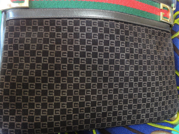 Gucci, Bags, Vintage Gucci Black Shoulder Bag