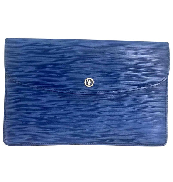 Louis Vuitton, Bags, Louis Vuitton Authentic Vintage Epi Leather Envelope  Style Clutch