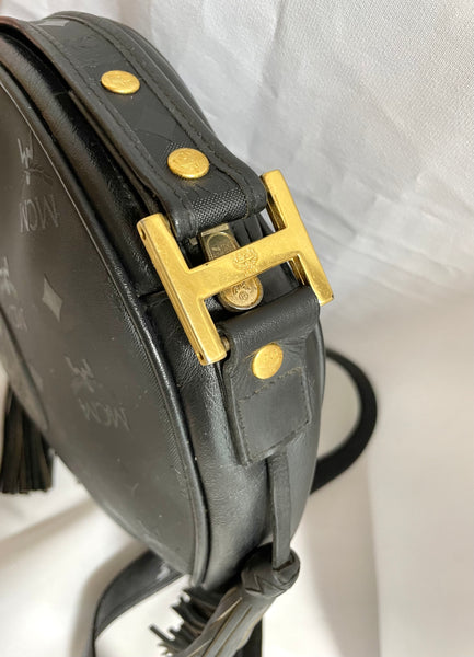 MCM Vintage Monogram Backpack Bag Rarity Leather 