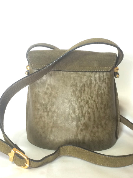 Vintage FENDI khaki green grained and pigskin suede leather combinatio –  eNdApPi ***where you can find your favorite designer  vintages..authentic, affordable, and lovable.