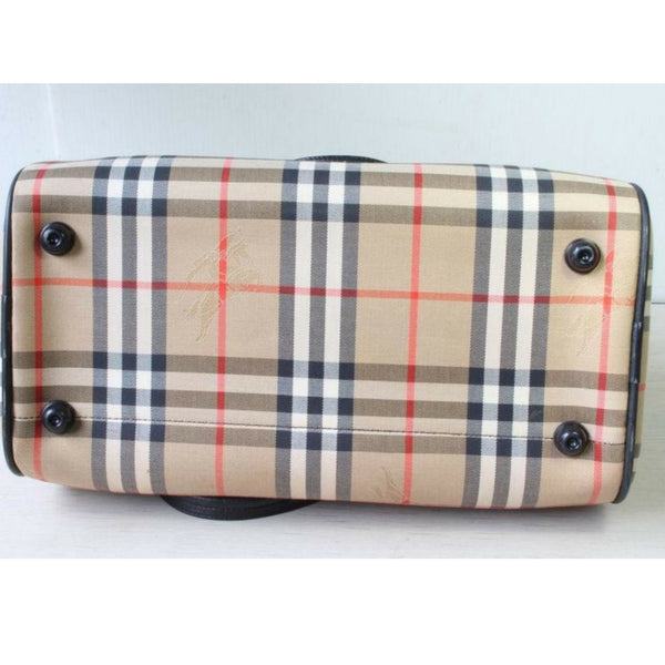 Burberry Vintage Haymarket Check Shoulder Bag & Wallet