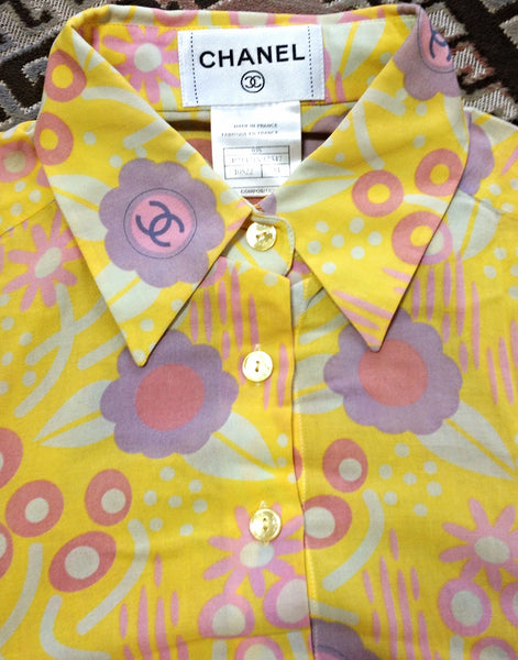 Vintage Chanel Button-down Top