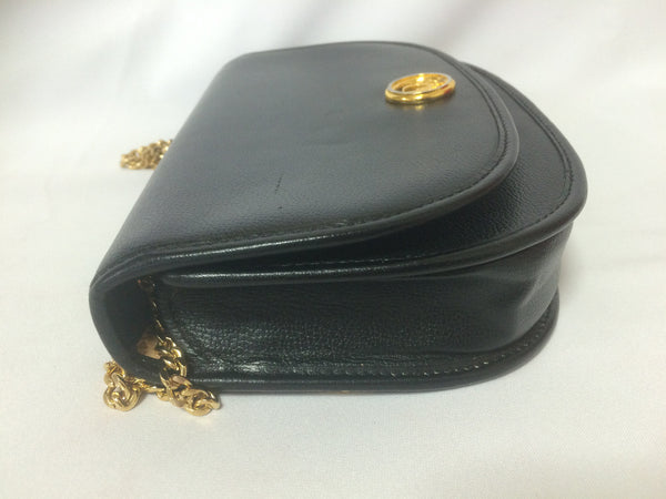 Christian Dior Black Leather Shoulder Bag - Clothes Circuit