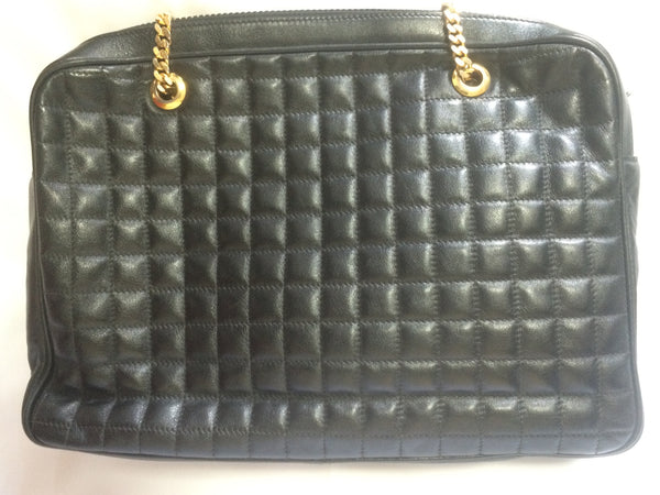 Buy Free Shipping CELINE Celine Vintage Blason Quilted Leather