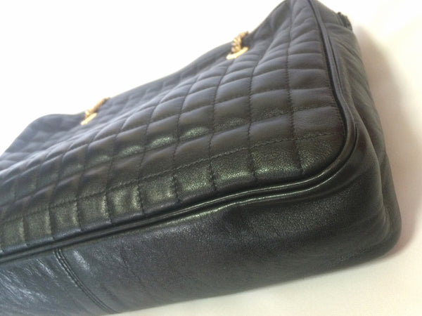Buy Free Shipping CELINE Celine Vintage Blason Quilted Leather