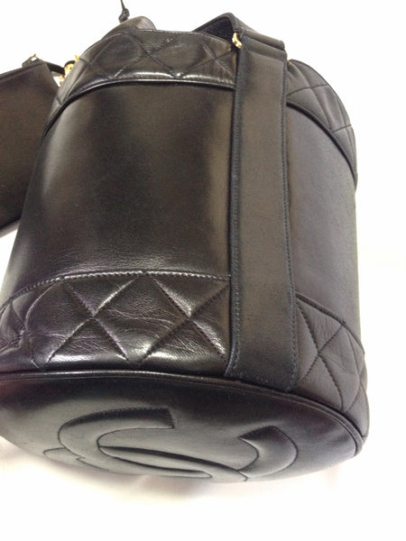 Chanel Black Quilted Coated Canvas Le Marais Large Hobo Bag Serial  No.12339279 at 1stDibs
