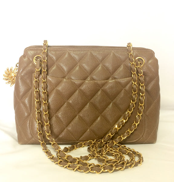 70s, 80s vintage CHANEL cocoa brown calfskin handbag with gold tone CC –  eNdApPi ***where you can find your favorite designer  vintages..authentic, affordable, and lovable.