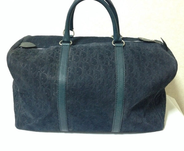 Christian Dior Boston Bag Navy Blue