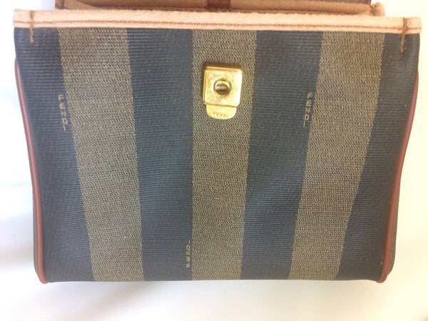 Vintage FENDI kelly bag style mini handbag in classic pecan stripes an –  eNdApPi ***where you can find your favorite designer  vintages..authentic, affordable, and lovable.