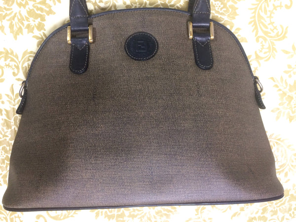 Fendi Pequin Dome Handle Bag