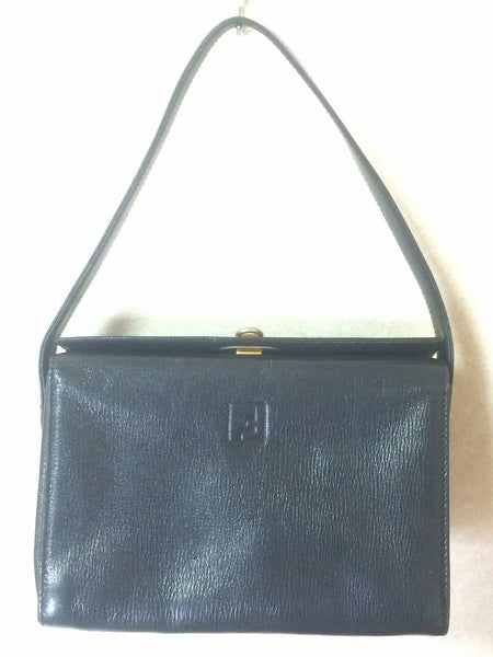 SOLD* Vintage FENDI Monogram Leather Handbag  Fendi bags, Leather  handbags, Vintage fendi bag
