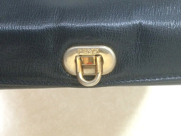 Fendi Authenticated Double F Leather Handbag