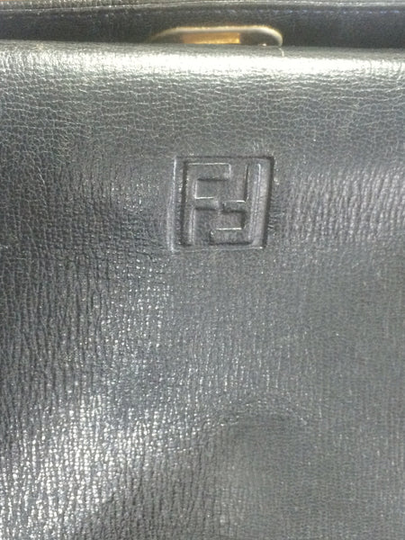 Vintage FENDI genuine navy leather square and triangle shape handbag w –  eNdApPi ***where you can find your favorite designer  vintages..authentic, affordable, and lovable.