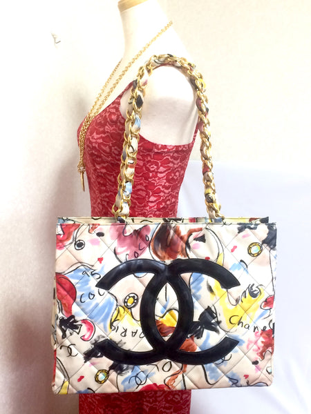 Chanel Authenticated Graffiti Handbag