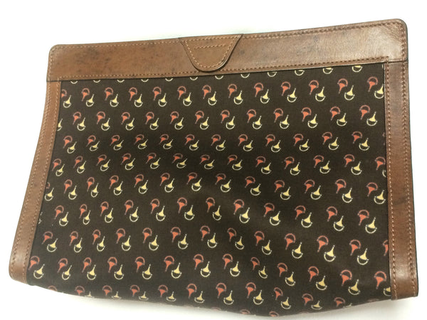 80s Vintage Gucci brown toiletary clutch pouch with all over horsebit –  eNdApPi ***where you can find your favorite designer  vintages..authentic, affordable, and lovable.