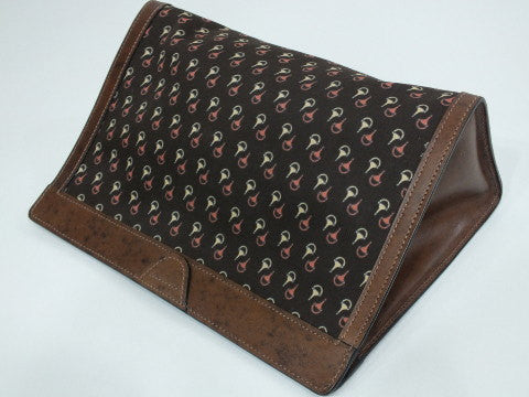 80s Vintage Gucci brown toiletary clutch pouch with all over