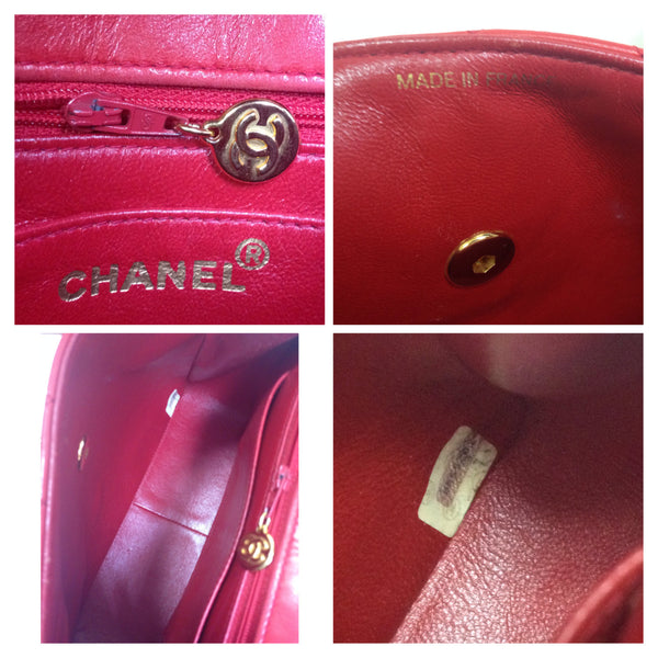 Vintage CHANEL lipstick red lamb leather shoulder bag with tube leathe –  eNdApPi ***where you can find your favorite designer  vintages..authentic, affordable, and lovable.