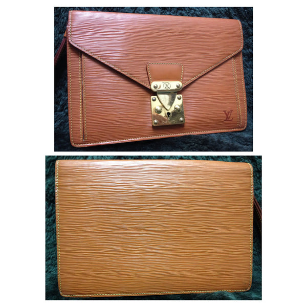 Louis Vuitton Vintage Brown Epi Leather Viennois Wallet Coin Purse – OPA  Vintage