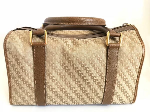 Vintage Gucci beige brown GG monogram jacquard and leather combo speed –  eNdApPi ***where you can find your favorite designer  vintages..authentic, affordable, and lovable.