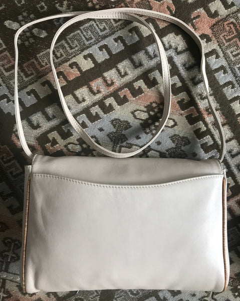 Celine Bicolor Clutch bag Second bag Pouch Leather Brown & Black H18 x  W25cm