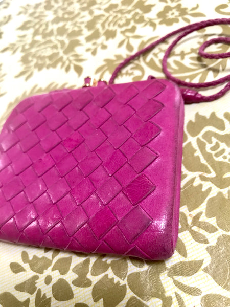 Bottega Veneta Intrecciato Leather Coin Purse, Designer code: 473010V4651, Luxury Fashion Eshop