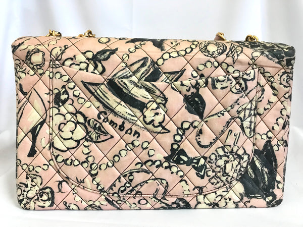 Vintage CHANEL pink coated canvas 2.55 jumbo chain shoulder bag with h –  eNdApPi ***where you can find your favorite designer  vintages..authentic, affordable, and lovable.