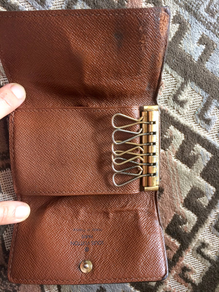 Vintage Louis Vuitton Epi Leather Key Pouch🫐#vintagelouisvuitton