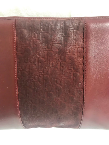 CHRISTIAN DIOR brown canvas logo shoulder bag – Vintage Carwen