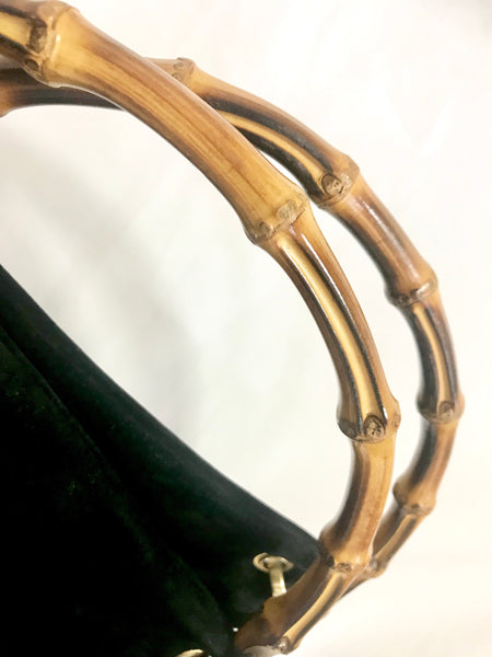 Vintage Gucci genuine pigskin black handbag purse with bamboo handle. –  eNdApPi ***where you can find your favorite designer  vintages..authentic, affordable, and lovable.