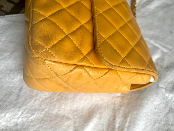 Vintage Chanel classic 2.55 rare yellow color soft lamb leather chain –  eNdApPi ***where you can find your favorite designer vintages..authentic,  affordable, and lovable.