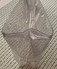 1990s. Vintage Hermes a rare transparent clear vinyl Kelly bag, Japan limited Edition in 1997. Rare masterpiece and collectible purse.