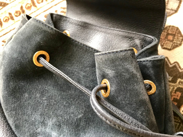 Vintage Gucci red pig suede leather backpack with bamboo trimmings. An –  eNdApPi ***where you can find your favorite designer  vintages..authentic, affordable, and lovable.