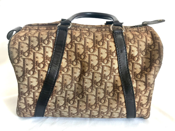 70's vintage Christian Dior brown trotter jacquard handbag with the CD –  eNdApPi ***where you can find your favorite designer  vintages..authentic, affordable, and lovable.
