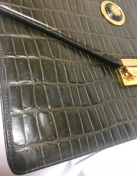 Vintage Yves Saint Laurent genuine dark brown leather mini document ba –  eNdApPi ***where you can find your favorite designer  vintages..authentic, affordable, and lovable.