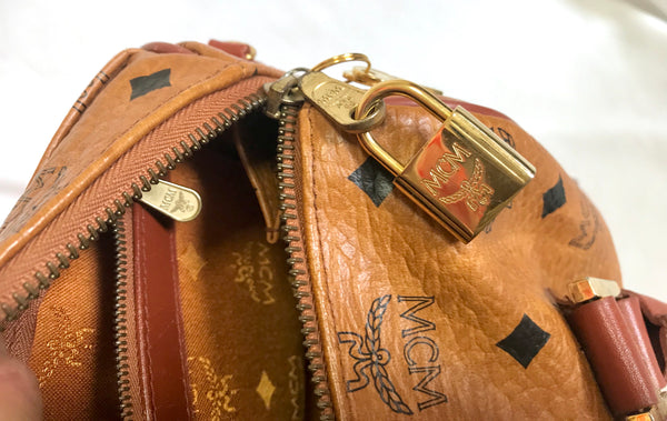 Mcm Authenticated Boston Handbag