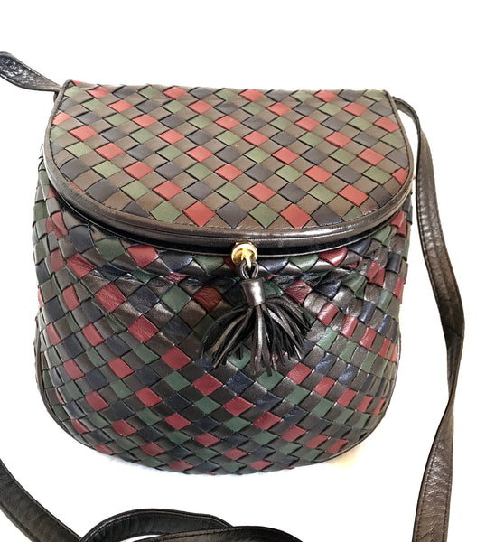 Vintage Bottega Veneta black, brown, navy, wine, green, multicolor int –  eNdApPi ***where you can find your favorite designer  vintages..authentic, affordable, and lovable.