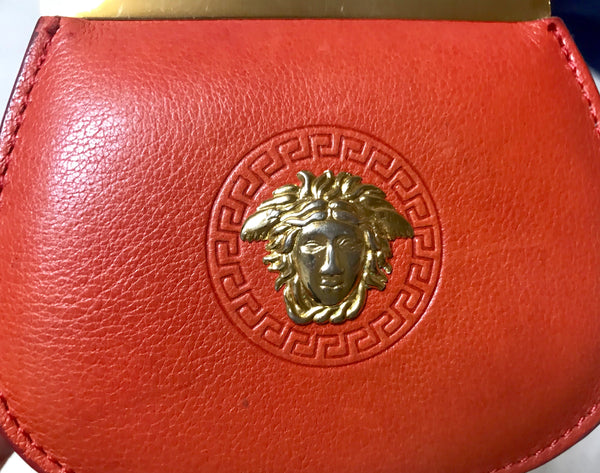 VERSACE RED BAG Vintage 1990 