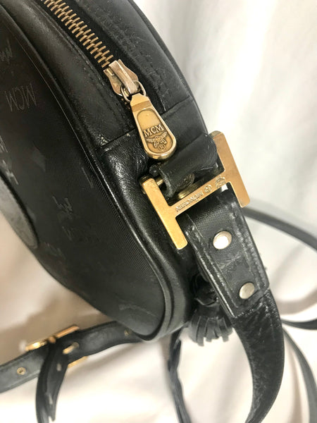 Vintage MCM black monogram round shape Suzy Wong shoulder bag with lea –  eNdApPi ***where you can find your favorite designer  vintages..authentic, affordable, and lovable.